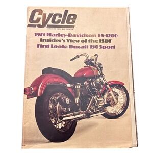 January 1973 Cycle Magazine Harley-Davidson FX-1200 Ducati 750 Sport KawasakiZ1